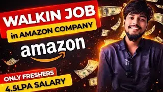 Amazon Walk-In Hiring 🔥 Customer Service Associate Job | Freshers Welcome | Amazon Jobs 2026
