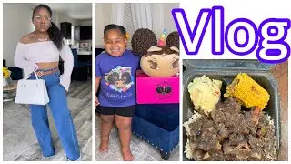 DITL VLOG :Gems for 1st time homeowners|We ate Jamaican Food |New Storage Bens |Nia new scooter 🛴