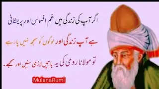 Maulana Rumi quotes in Urdu | if you are sad listen to these quotes | Rumi quotes | jalaluddin Rumi