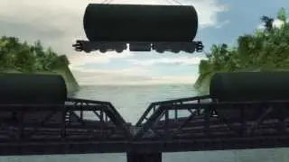 Freight train derails after Canada Bonnybrook bridge collapses