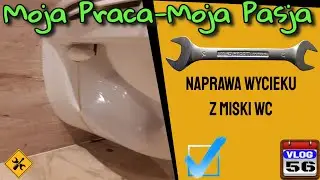 Naprawa wycieku z miski WC 🚾