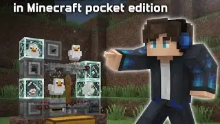 I made automatic Chicken farm in Minecraft [Pocket edition] Watch out