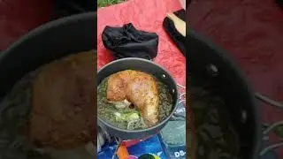 Chicken Fry at Jungle solo camping #solocamping #short #campinglife #wildcamping #camping #wildlife