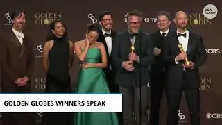 Seth Rogen says 'The Studio' got material for their Apple TV show at the 2026 Golden Globes