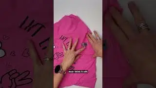Lowering a Tshirt Neckband #shorts