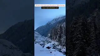 Winter activities you should not miss your Kashmir  trip 🔥#kashmir #travel #viral #kashmirtour