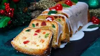 BIZCOCHO DE NAVIDAD ¡Impresiona su colorido por dentro y fuera!