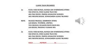 ULANG TAUN RICARO