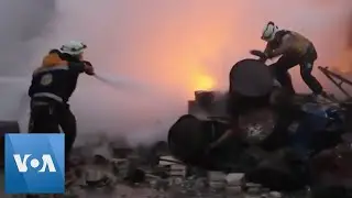 Russian Strikes in Rebel Held Northwest Syria Kill 18