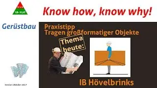 IB- H&ouml;velbrinks- Praxistipp &ndash; Tragen sperriger, gro&szlig;formatiger Platten oder Bauteile