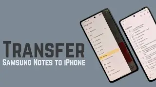 Transfer Samsung Notes to iPhone/IOS (Step By Step Guide)