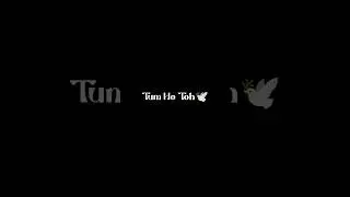 Tum Ho To Song | Black Screen Status | Tum Ho To Subha Nayi Hai |Saiyaara| Mohit Suri |#song #trend|
