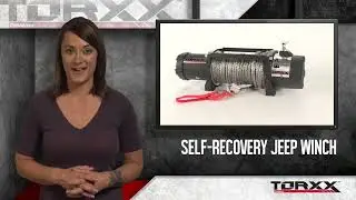 Torxx Winch Self Recovery 9500 lb  Synthetic Winch, C&H Auto Accessories #754-205-4575