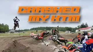FIRST TIME TRYING MOTOCROSS AND I CRASHED - @themotoacademypodcast SUMMER TOUR - CADIZ, OHIO JUNE 14TH