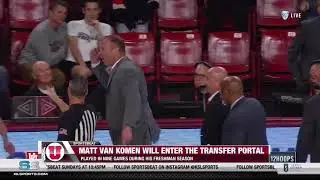 Runnin' Utes Freshman Matt Van Komen enters transfer portal