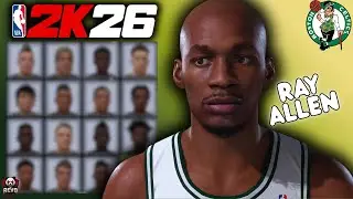 Самая реалистичная репродукция лица Рэя Аллена из NBA 2k26!