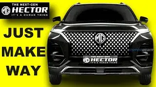 2022 Mg Hector Facelift New Teaser Revealing New Front Design | Diamond Grille & ADAS
