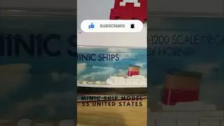 Minic Ship Model SS United States #shipmodel #ssus #ssunitedstates