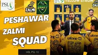 Peshawar Zalmi Full Squad PSL 10 | peshawar zalmi squad 2025 |PZ squad in PSL 2025