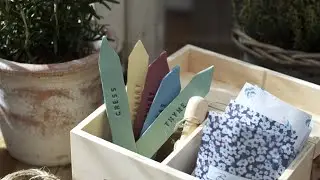 Plant labels - DIY by S&oslash;strene Grene