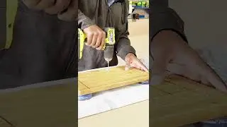 How to put on numbers for DIY house numbers sign #shorts