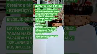 Adaletin İ&ccedil;sel &Ouml;l&ccedil;&uuml;t&uuml; 🍃The Internal Measure of Justice