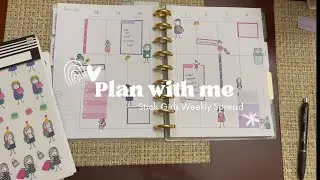 PLAN WITH ME l HAPPY PLANNER STICK GIRLS l Weekly Spread First Week of December