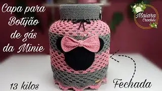 CAPA DE BOTIJÃO MINIE - Maiara Crochês.
