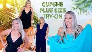 CUPSHE TRY ON HAUL | MUST HAVE MID SIZE / PLUS SIZE CUPSHE SWIMWEAR & DRESSES | HOTMESS MOMMA VLOGS