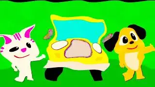 CAT AND DOG  IN THE BUS DANCE EFFECTS 🐈😼 //By:Gamavision Csspo