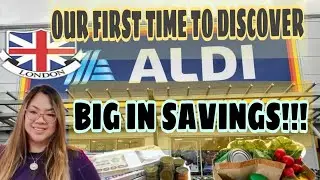 ALDI UK Shopping for the First Time | Inside Aldi UK, The Cheapest Grocery Store!