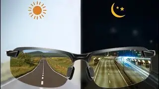 Photochromic Sunglasses Driving Glasses Change Color Sun Glasses Day Night Vision Driver's Eyewear