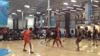 Demarius Jacobs (18/Mac Irvin) 2017 EYBL Session 4 Highlights