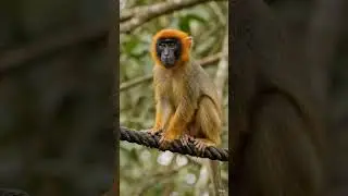 Bonnet Macaque 🐒 | Cute Indian Monkey in the Wild | #Shorts