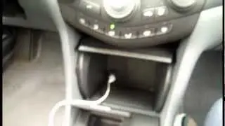 2003-2007 Honda Accord AUX Plug Install - First Time!