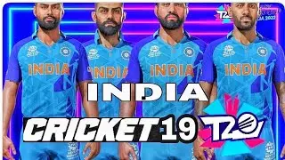 CRICKET 19: INDIA T20 WC 22 |  WORLD CUP KITS JERSEY DOWNLOAD | #GameAttic #Cricket19 #Cricket22
