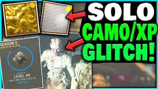*SOLO* CAMO/XP GLITCH IN VANGUARD! BEST ZOMBIES GLITCH IN VANGUARD AFTER PATCH!