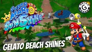 Gelato Beach ALL Shine Sprites (Minus Blue Coins) Super Mario Sunshine
