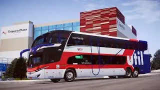 MARCOPOLO PARADISO NEW G7 - MOSTRANDO O MAPA JPA - PROTON BUS SIMULATOR