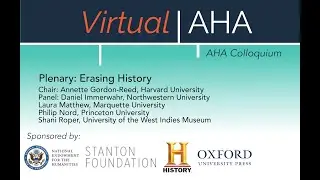 Plenary: Erasing History