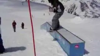 snowboard astun snowpark slide cajon