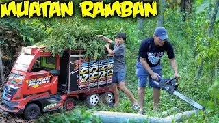 MUATAN RAMBAN!! DIMAS BANTUIN AYAH MUAT..