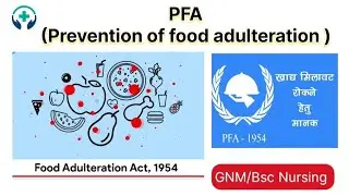 PFA (Preservation of food adulteration)act, Food adulteration,1954