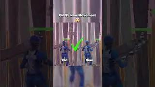 Old VS New Fortnite Movement 🤯 #shorts