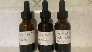 How to make red raspberry leaf tincture