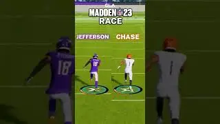 Justin Jefferson vs. Ja'Marr Chase - Madden 23 Race