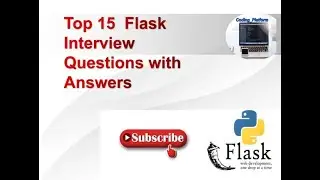 Top 15 most asked Flask Interview Questions 
