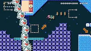 Ghost Racer - The Expert Winter by PowerNongX 🍄 Super Mario Maker 2 ✹Switch✹ #ayf