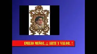 EMILIO MU&Ntilde;OZ. Torero espa&ntilde;ol.   Sevilla. 1962.  Los Sultanes del toreo.