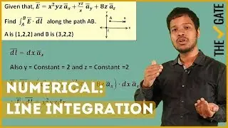 Understand the Line Integration for Electromagnetics with this illustrative Numerical.